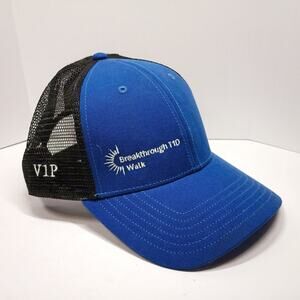 The North Face Breakthrough T1D Walk Blue Black Mesh Trucker Snapback Hat